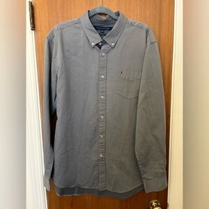 Tommy Hilfiger Men’s Button Down Shirt. Gray- Sz XL- Excellent Condition